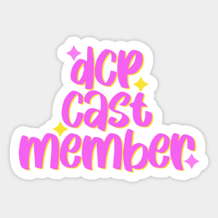Copy of DCP Cast Member Sticker